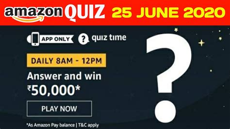 amazon quiz answers today 50,000|Amazon Quiz Answers, Win Exciting Prizes Today.
